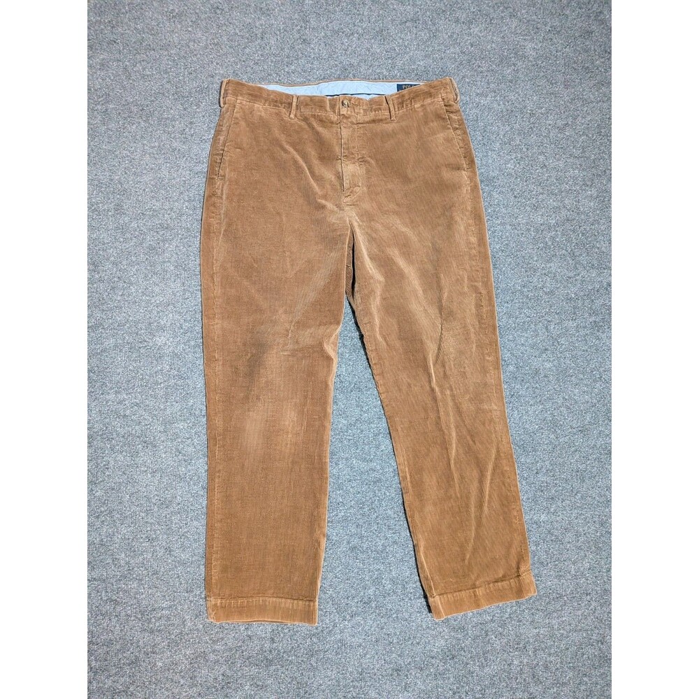 Polo Ralph Lauren Pants Mens 38x30 Corduroy Stretch Classic Fit Brown